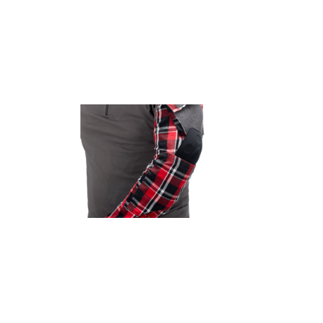 chemise de combat invader gear flannel rouge