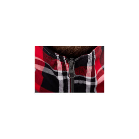 chemise de combat invader gear flannel rouge