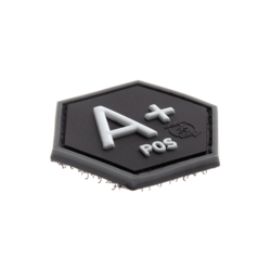 patch hexagonal velcro groupe sanguin a+