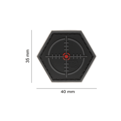 patch hexagonal velcro sniper scope mire 2