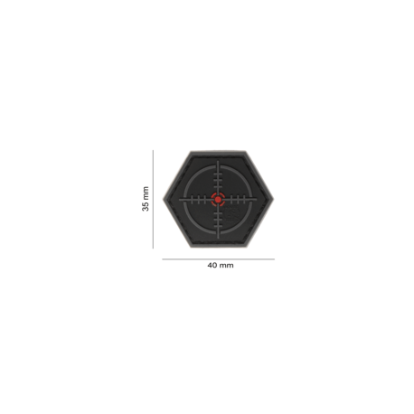 patch hexagonal velcro sniper scope mire