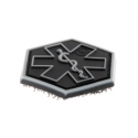 patch hexagonal velcro paramedic medic swat