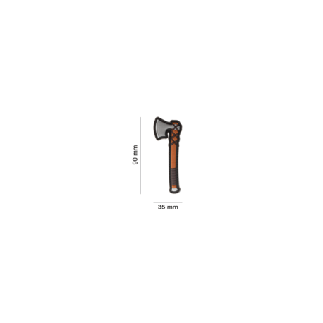 patch velcro viking axe hache 27844