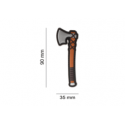 patch velcro viking axe hache 27844
