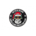 patch pvc tactical beard santa claus protection team 27843