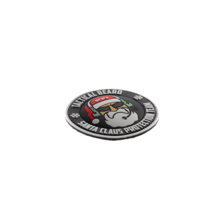 patch pvc tactical beard santa claus protection team 27843