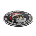 patch pvc tactical beard santa claus protection team 27843