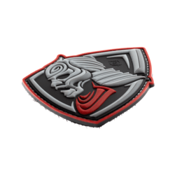 patch pvc guerrier samourai rouge 2