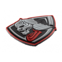 patch pvc guerrier samourai rouge
