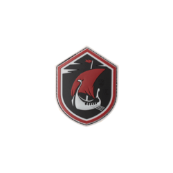 patch pvc velcro drakkar  rouge 27875