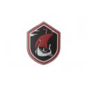 patch pvc velcro drakkar  rouge 27875