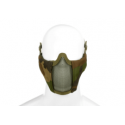 demi masque grillagé camo woodland