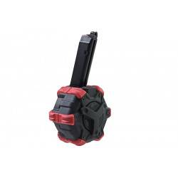 chargeur drum noir et rouge vx glock 350 bb's aw custom WE marui