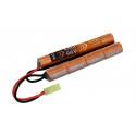 batterie nimh 9.6v 1600 mah double battons crosse crane lancer tactical