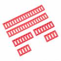 lot de couvres rails FMA rose pink