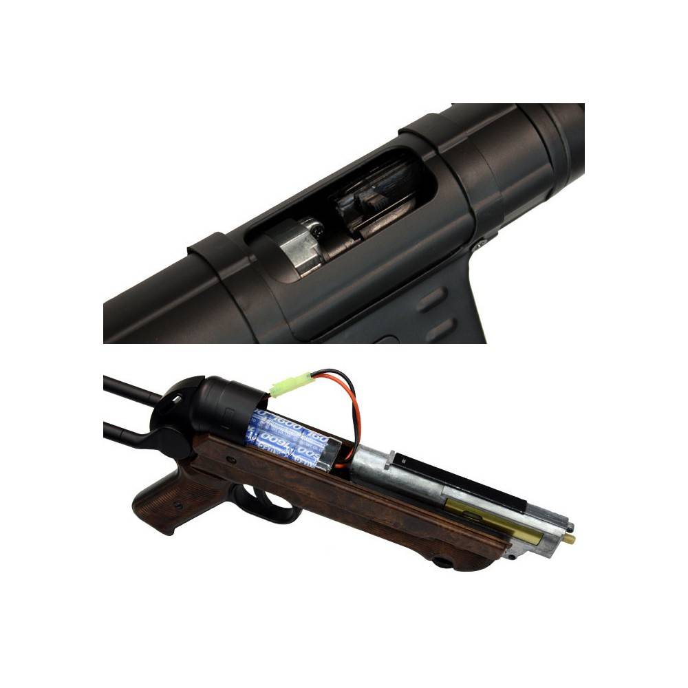 MP40 AEG noir et type bois AGM  - 3