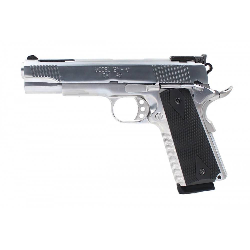 1911 NE1201 Chrome full metal gaz AW CUSTOM AW Custom (Armorer Works) - 5