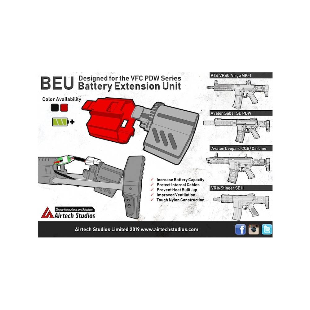 extension de batterie BEU pour VFC AVALON PDW airtech studio airtech studio - 2