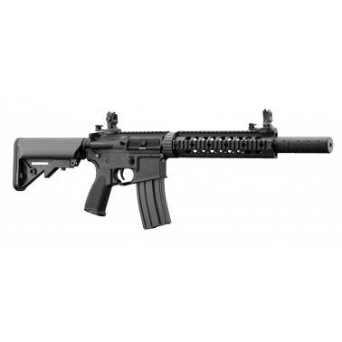 pack aeg m4 LT-15 12" long avec silencieux + batterie 9.6v + chargeur lancer tactical - 1