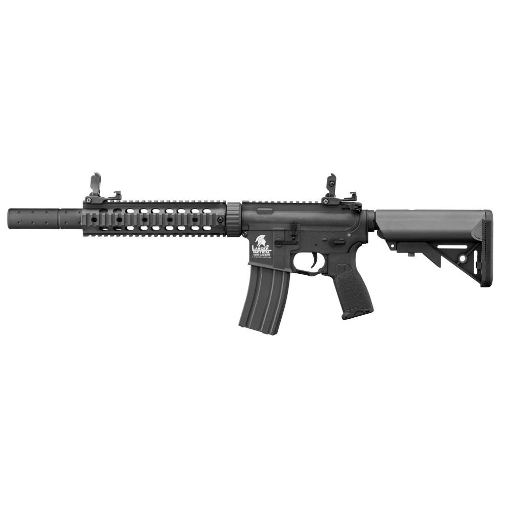 pack aeg m4 LT-15 12" long avec silencieux + batterie 9.6v + chargeur lancer tactical - 2