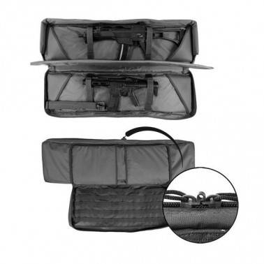 sac housse double rifle noir 106cm miltec 16193402 Mil-Tec – Équipement militaire, airsoft et outdoor - 1 2
