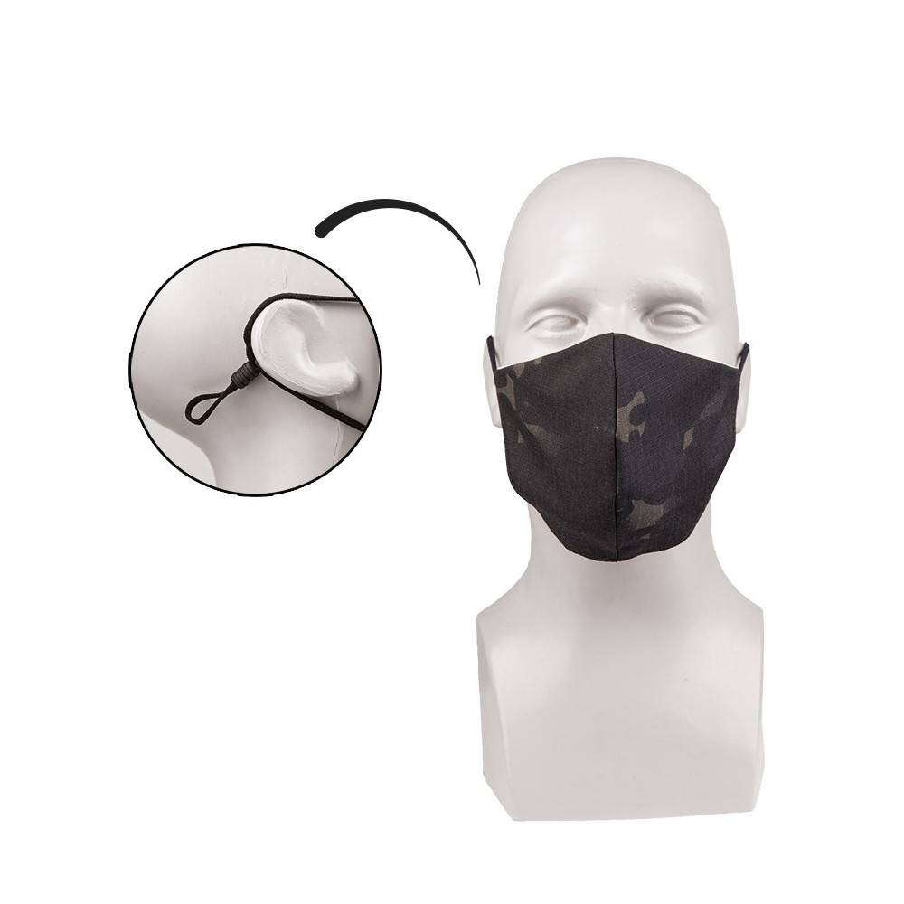 masque V-shape R/S multicam black miltec 12670469 Mil-Tec – Équipement militaire, airsoft et outdoor - 2