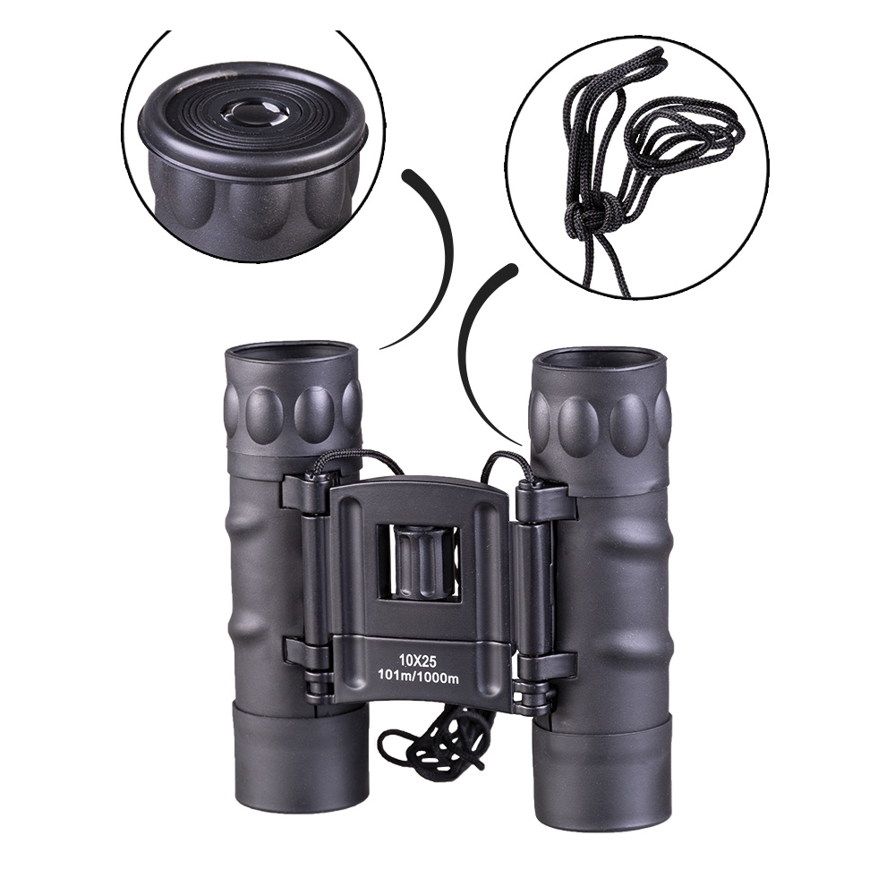jumelles grossissantes 10x25 noir + housse miltec 15702102 Mil-Tec – Équipement militaire, airsoft et outdoor - 2