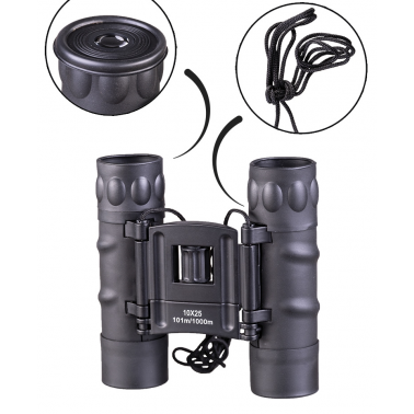 jumelles grossissantes 10x25 noir + housse miltec 15702102 Mil-Tec – Équipement militaire, airsoft et outdoor - 2