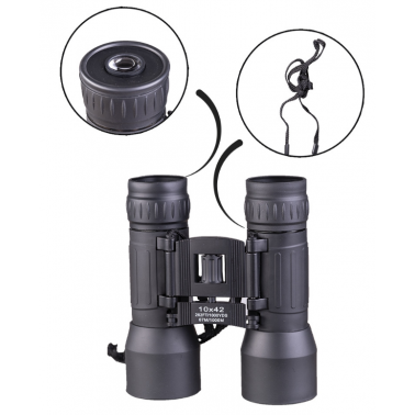 jumelles grossissantes 10x42 noir + housse miltec 15703002 Mil-Tec – Équipement militaire, airsoft et outdoor - 2