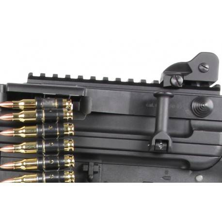 CM16 LMG g&g mosfet et etu 1.2j + ammo box + poignee bipied +bande de balles