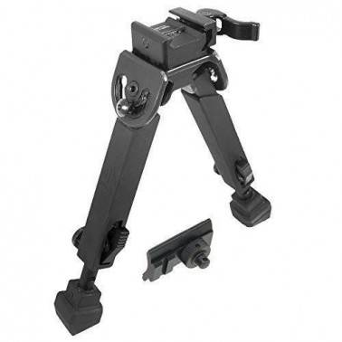 Bi-pied UTG carré bipod rubber armored demontage rapide TL-BP20Q-A UTG - 1