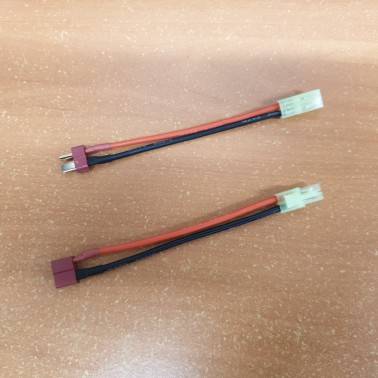 lot de 2 adaptateurs t-dean vers mini tamiya vbpower VBPOWER victory battery - 1