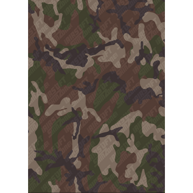 feuille sticker woodland décoration pour replique taille A4 à decouper airsoft Skin Zone - 1
