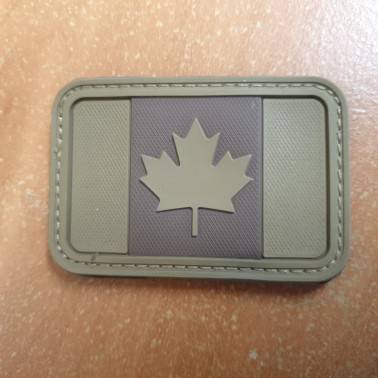 patch pvc drapeau Canadien TAN  - 1