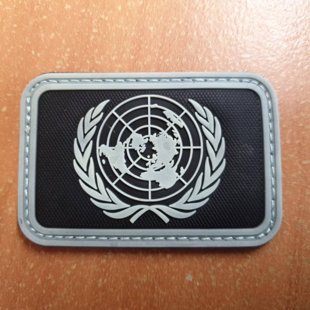 patch pvc phosphorecent nations unies  - 1