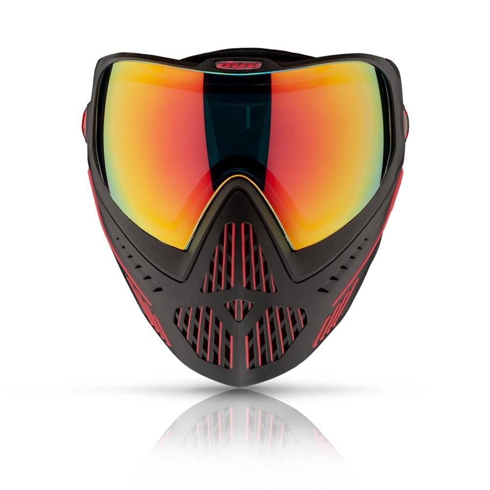 masque DYE I5 thermal DYECAM FIRE noir / ROUGE 2.0