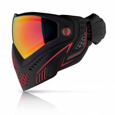 masque DYE I5 thermal DYECAM FIRE noir / ROUGE 2.0
