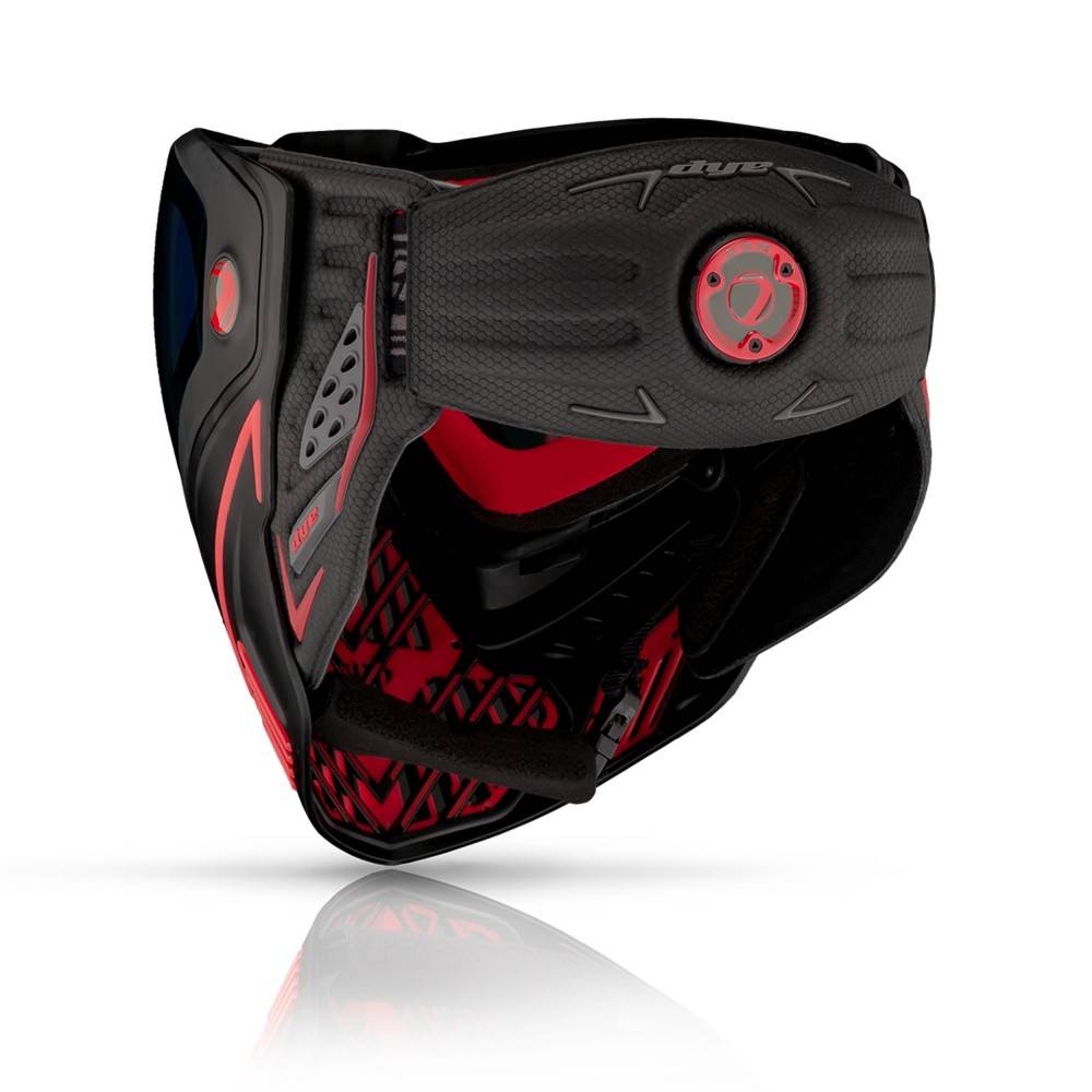 masque DYE I5 thermal DYECAM FIRE noir / ROUGE 2.0