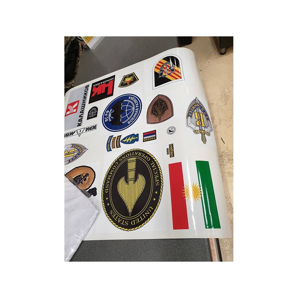 impression stickers autocollants laize de 46cm repositionnables max2joules - 2