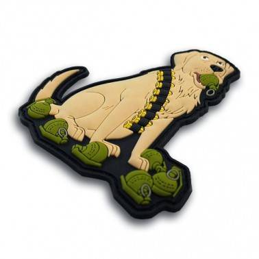 patch go fetch the grenadie le chien grenadier airsoftology 