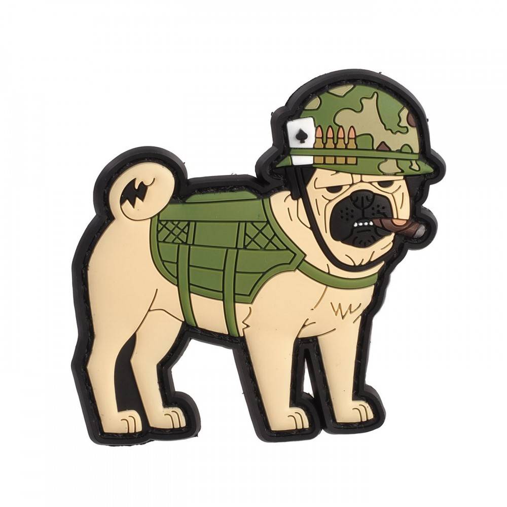 patch Nam PUG tactidog chien casque airsoftology