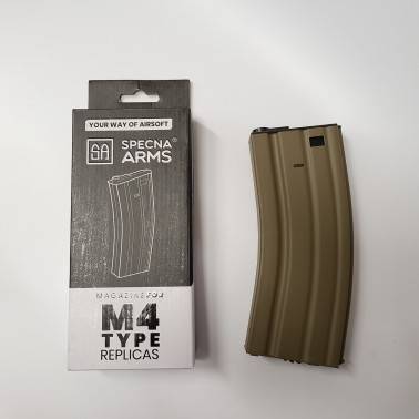chargeur metal TAN 300bb's hi-cap m4 specna arms