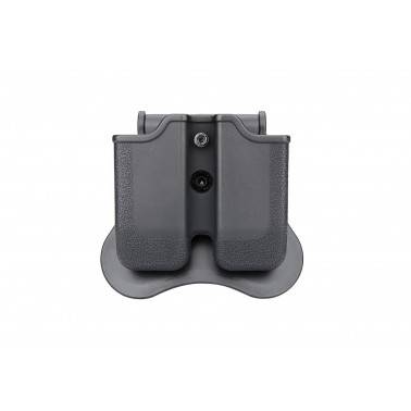 porte chargeur double noir glock amomax amomax holster