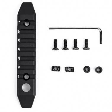 kit rail alu 7 slots keymod et m-lok WADSN