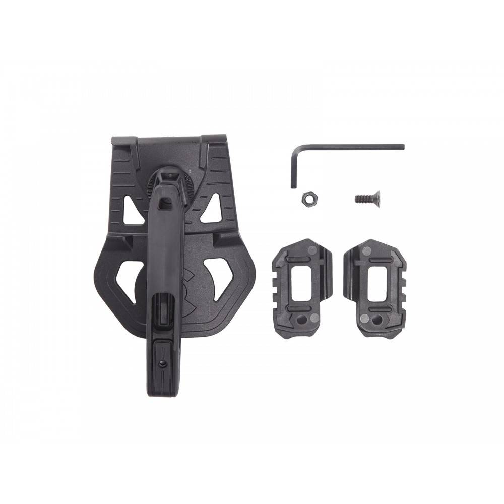 holster universel pour réplique équipée silencieux et lampe et usw 19639 ASG action sport games