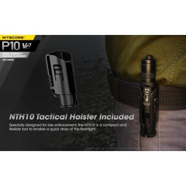 lampe nitecore P10V2 1100 lumens avec stroboscope