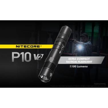 lampe nitecore P10V2 1100 lumens avec stroboscope