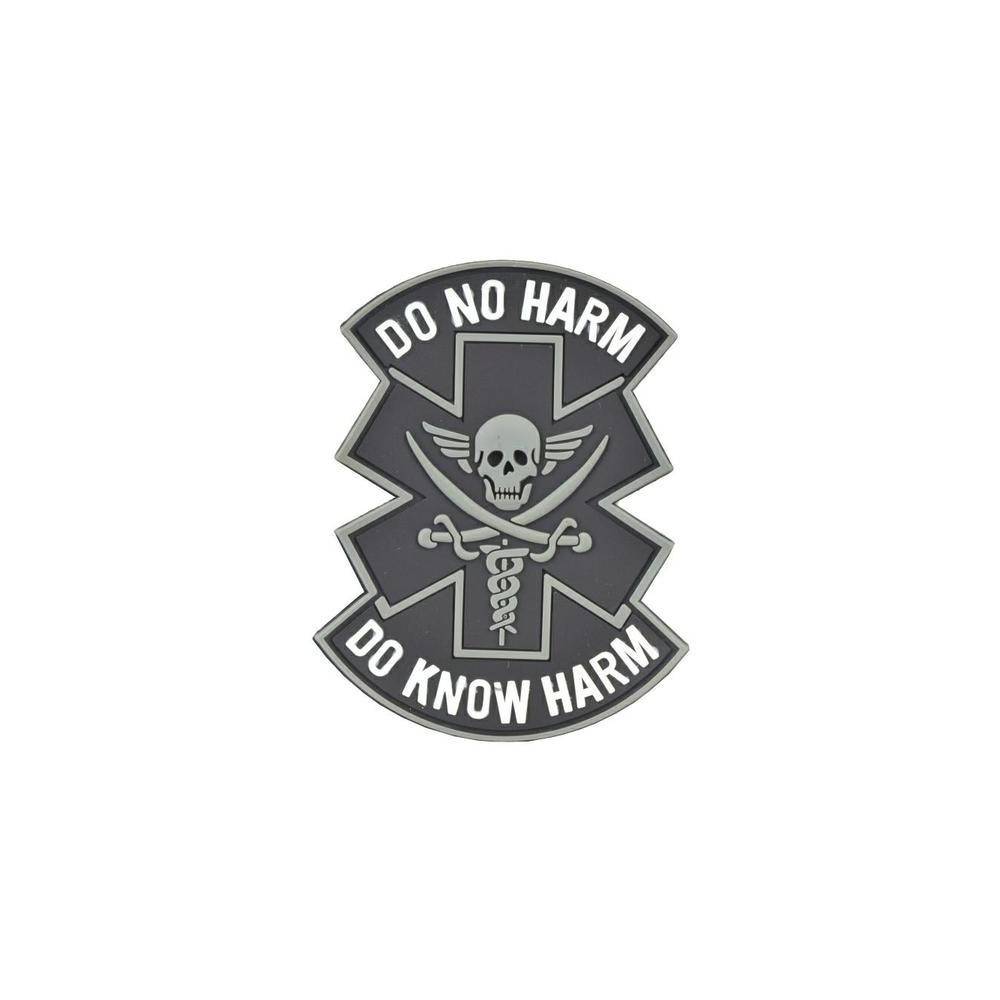 patch PVC do no harm gris noir emersongear