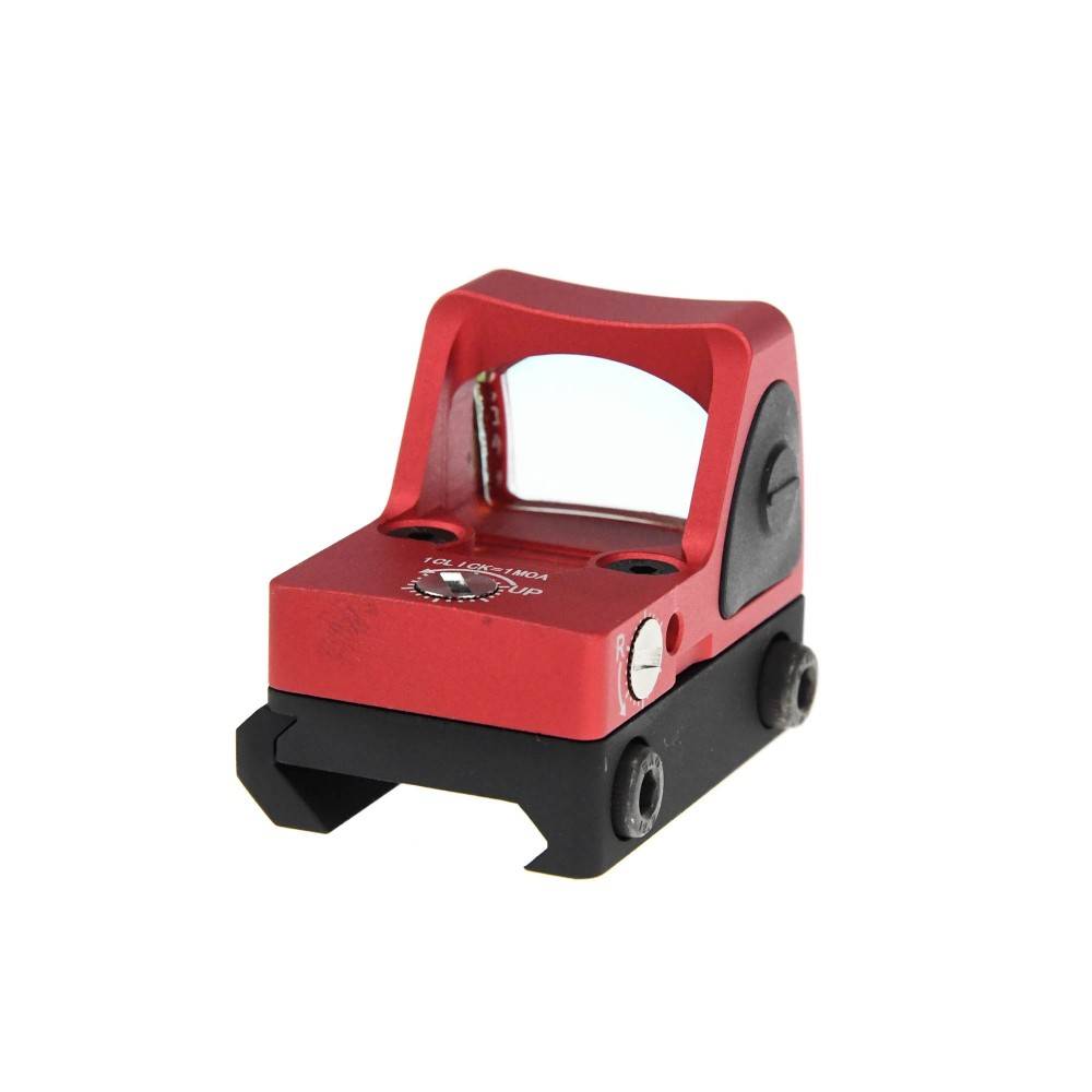 point rouge RMR rouge avec protection transparente