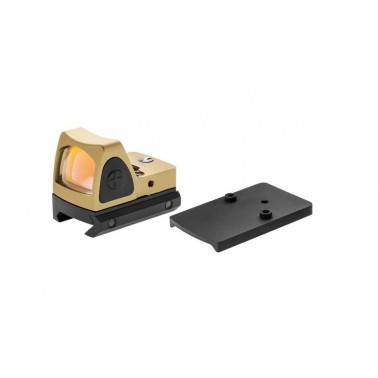 point rouge RMR TAN avec protection transparente Tactical OPS